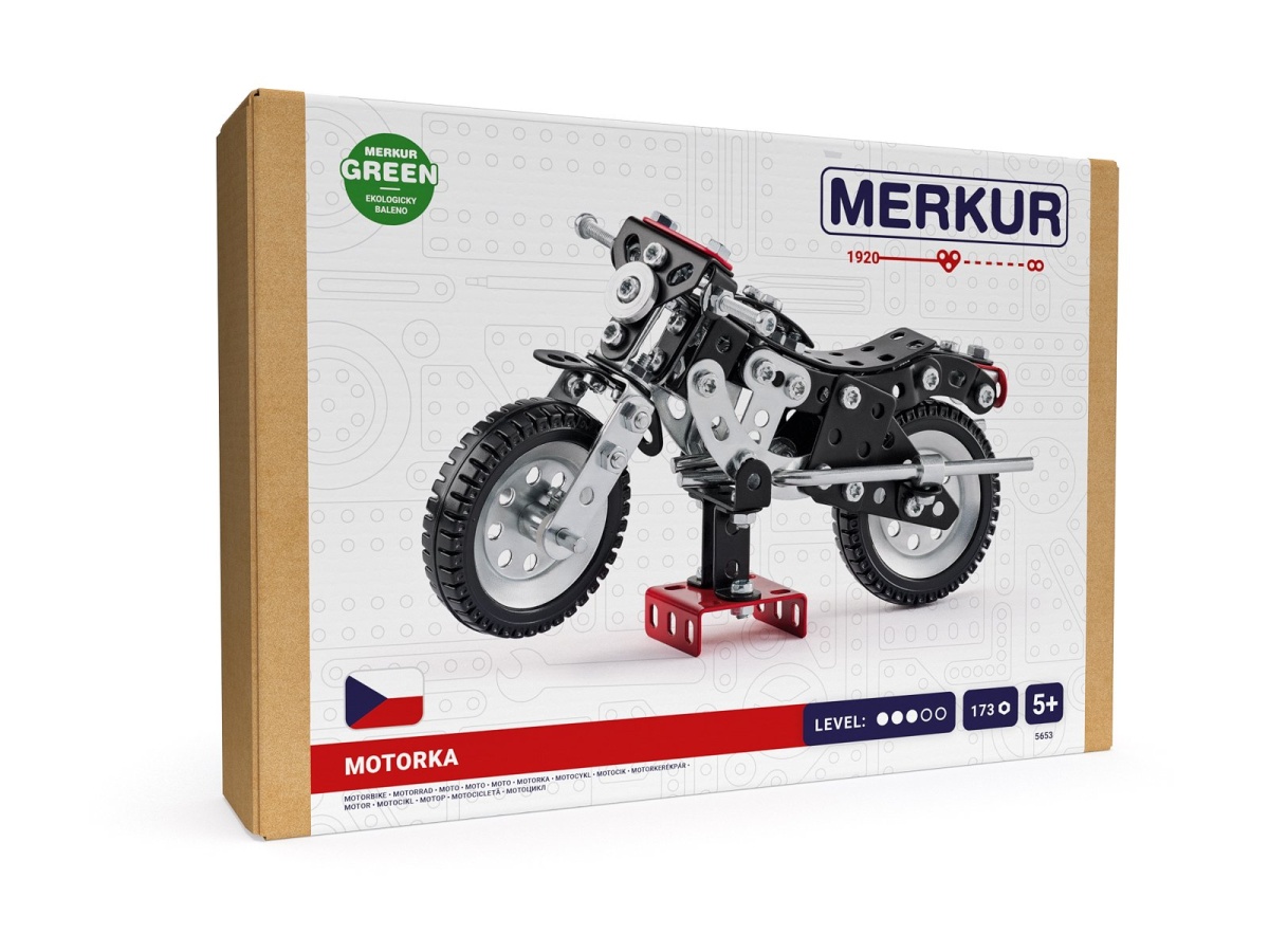 Merkur Stavebnice Merkur - Motorka - 173 ks