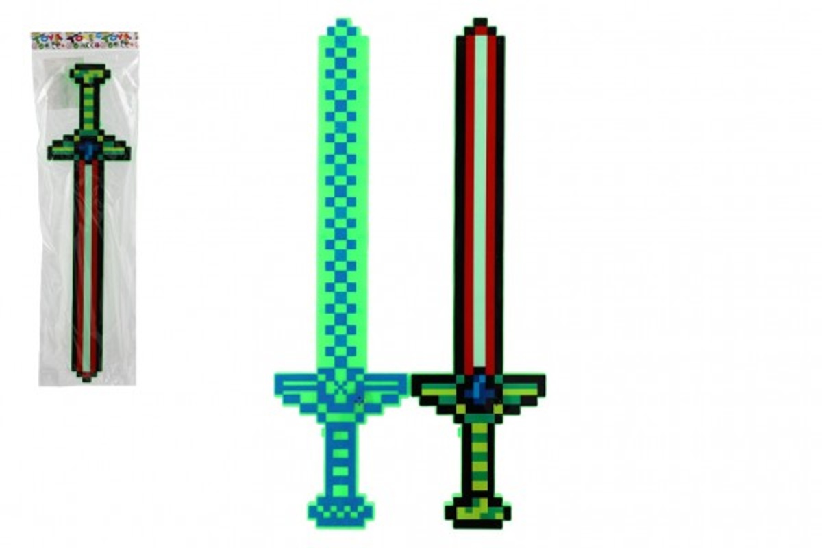 Teddies Meč svítící - 55 cm - se zvukem se světlem