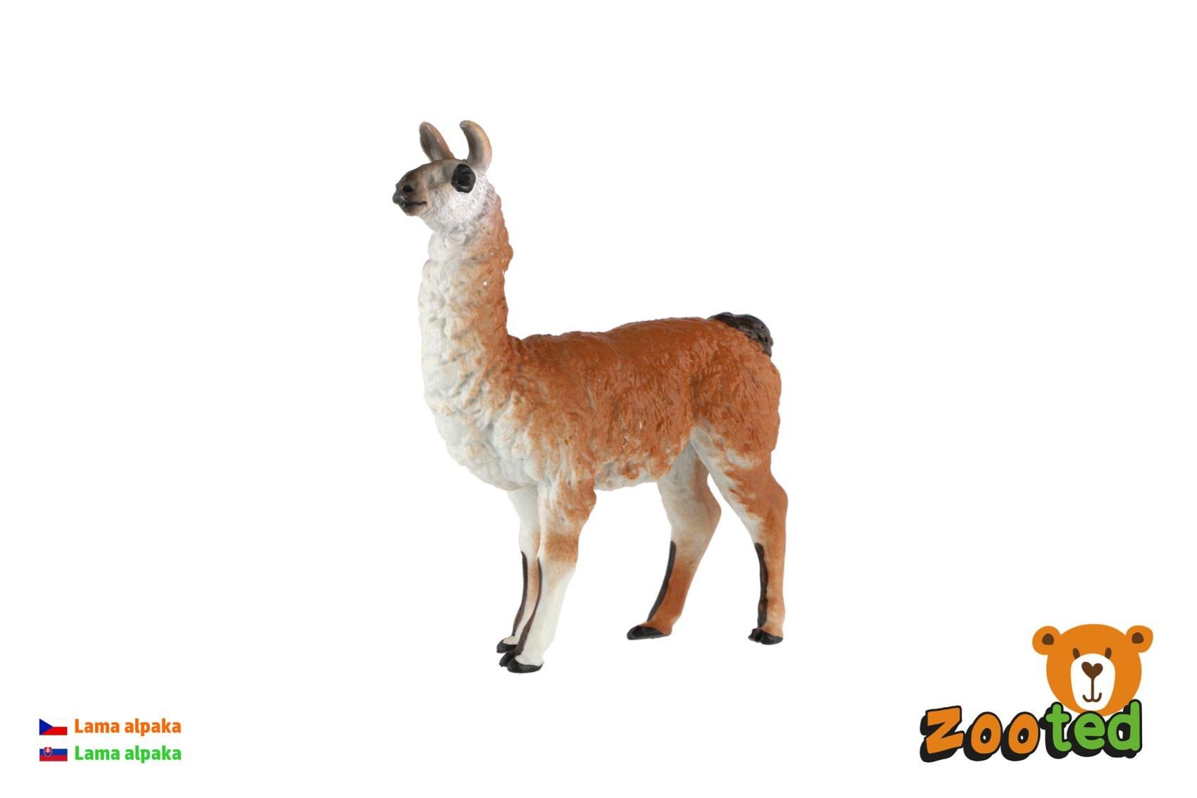 Levně Teddies Lama alpaka - zooted - 12 cm
