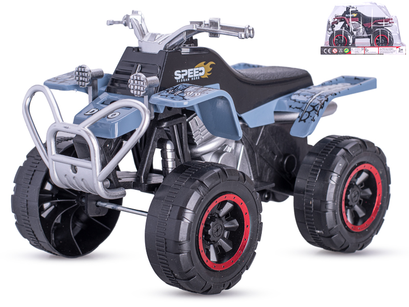 Mikro trading Čtyřkolka na setrvačník - 18 cm