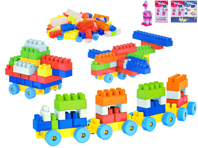 Mikro trading Stavebnice vozidla - 100 ks - 2 druhy