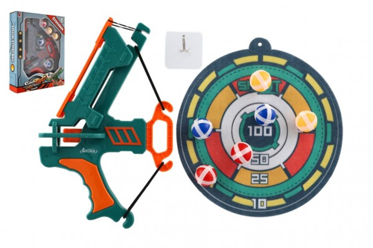 Teddies Luk - 33 cm - vystřelující míčky na suchý + terč