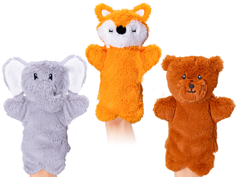 Mikro trading Maňásek zvířátko plyšové - 25 cm - 3 druhy