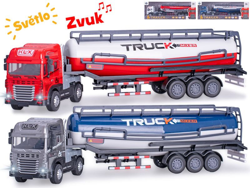 Mikro trading Cisterna na setrvačník - 39 cm - se světlem a zvukem