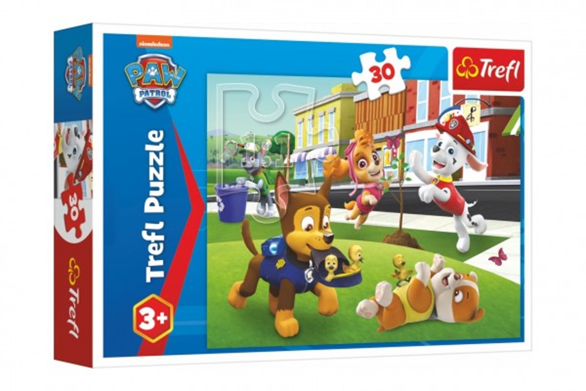 Trefl Puzzle - Tlapková patrola - 30 dílků