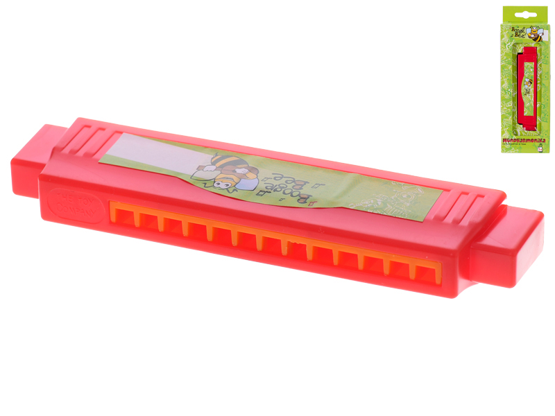 Mikro trading Harmonika foukací - 13,5 cm - 12 tónová