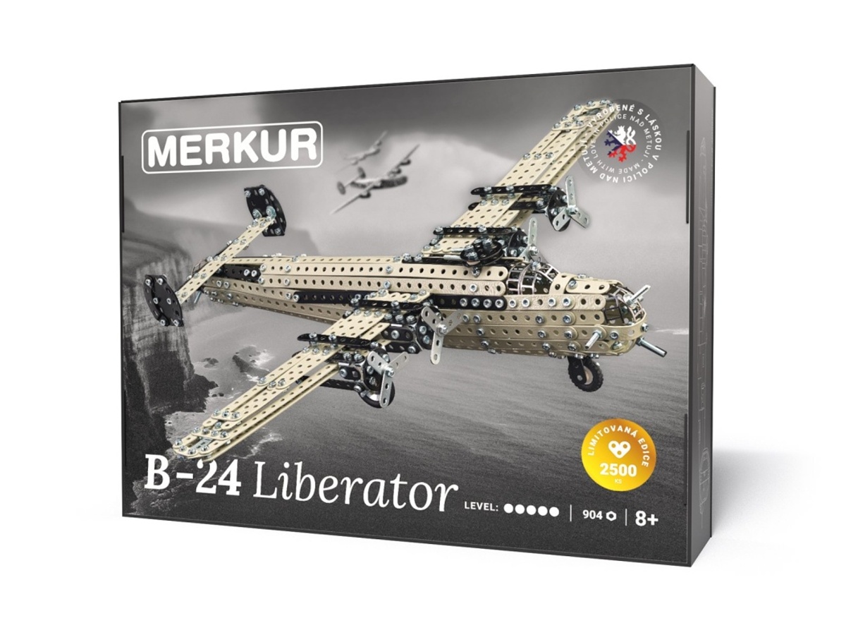 Merkur Stavebnice - Bombardér B-24 Liberator - 904 dílků - Limitovaná edice