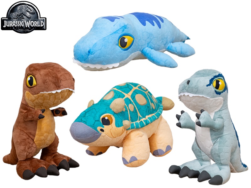 Play by Play Jurský svět - Dinosaurus plyšový - 28 cm - 4 druhy