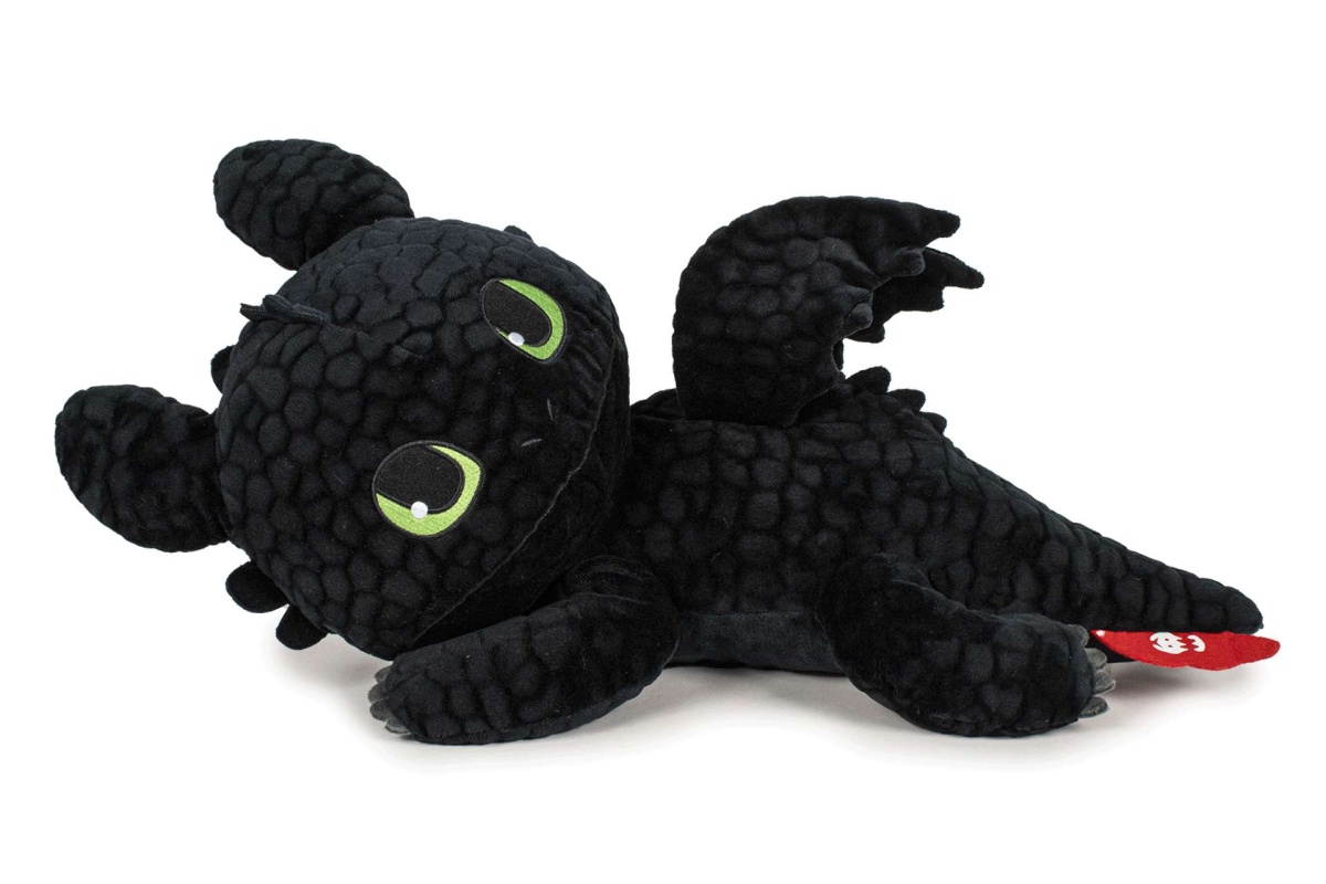 Play by Play Jak vycvičit draka 3 - drak Bezzubka - 30 cm - ležící