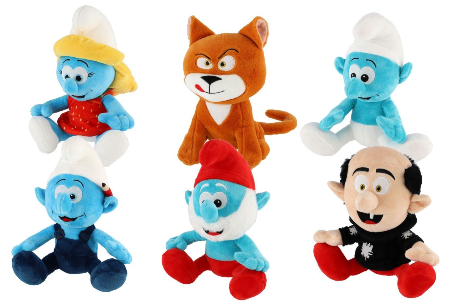 Teddies Postavičky ze světa Šmoulů plyšové - mix druhů