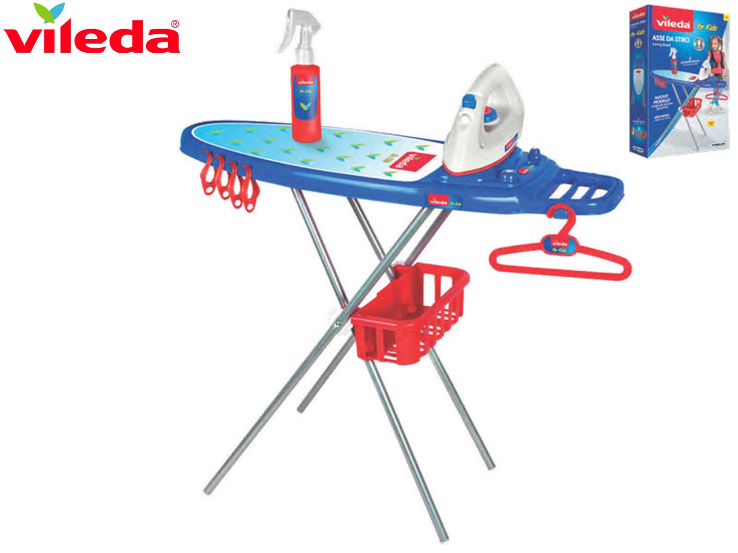 Mikro trading Vileda - Žehlící prkno s doplňky - 5 ks