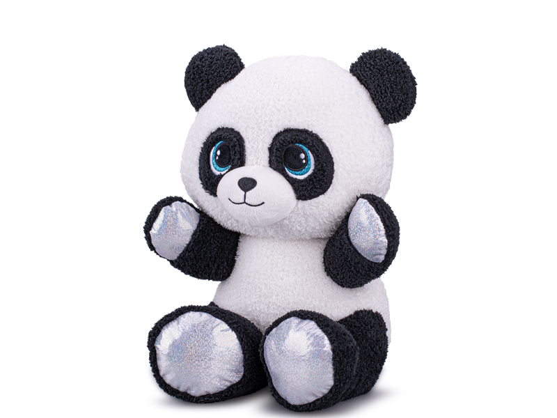 Mikro trading Panda plyšová - 24 cm - sedící