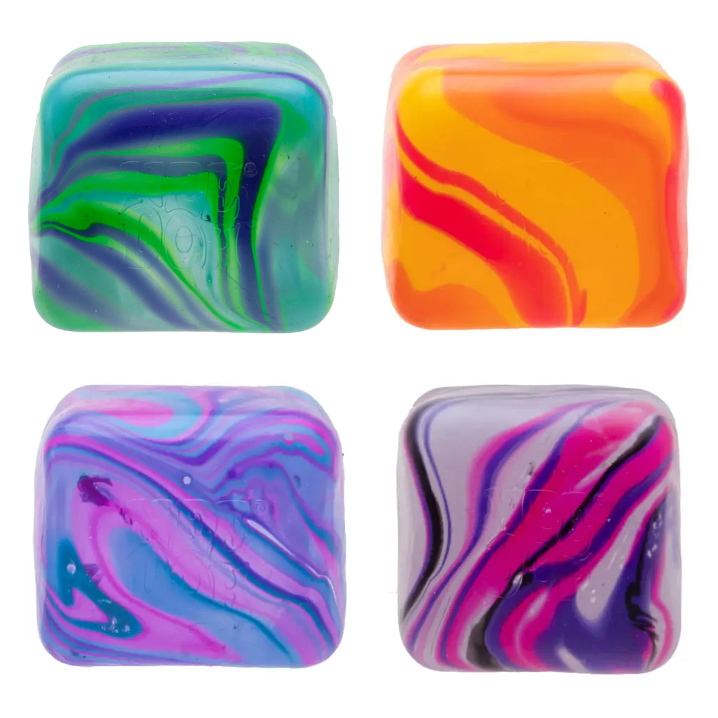 Schylling NeeDoh - Mačkací kostka Nice Cube Swirl