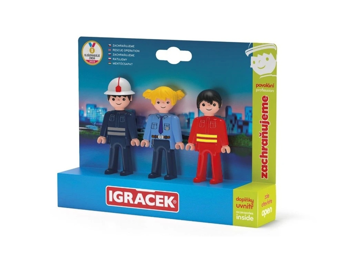 Efko IGRÁČEK TRIO - Zachraňujeme: Hasič, policista a záchranář