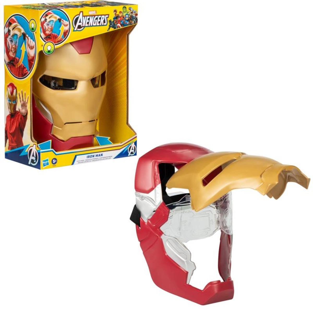 Levně Hasbro Marvel Avengers - Maska Iron Man FLIP FX