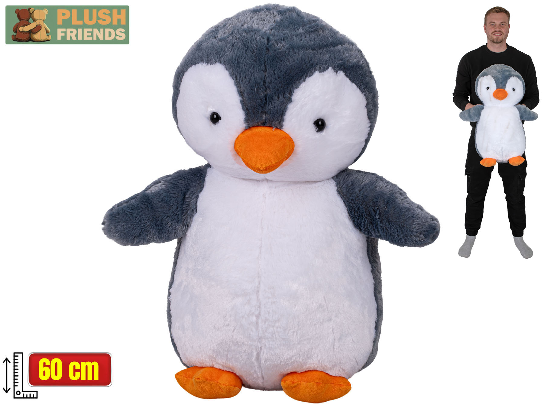 Levně Mikro trading Plush Friends - Tučňák plyšový - 60 cm