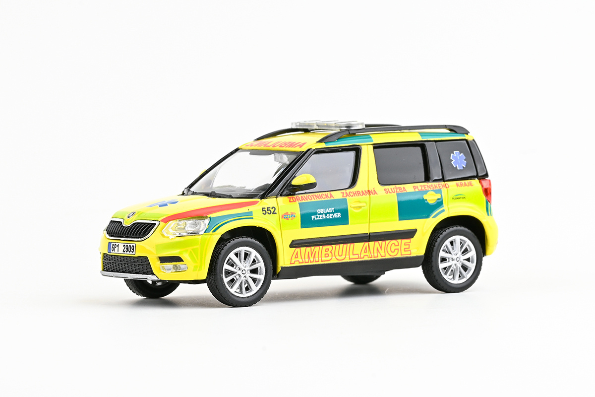Levně Abrex Škoda Yeti FL (2013) - ZZS Plzeňského kraje 552
