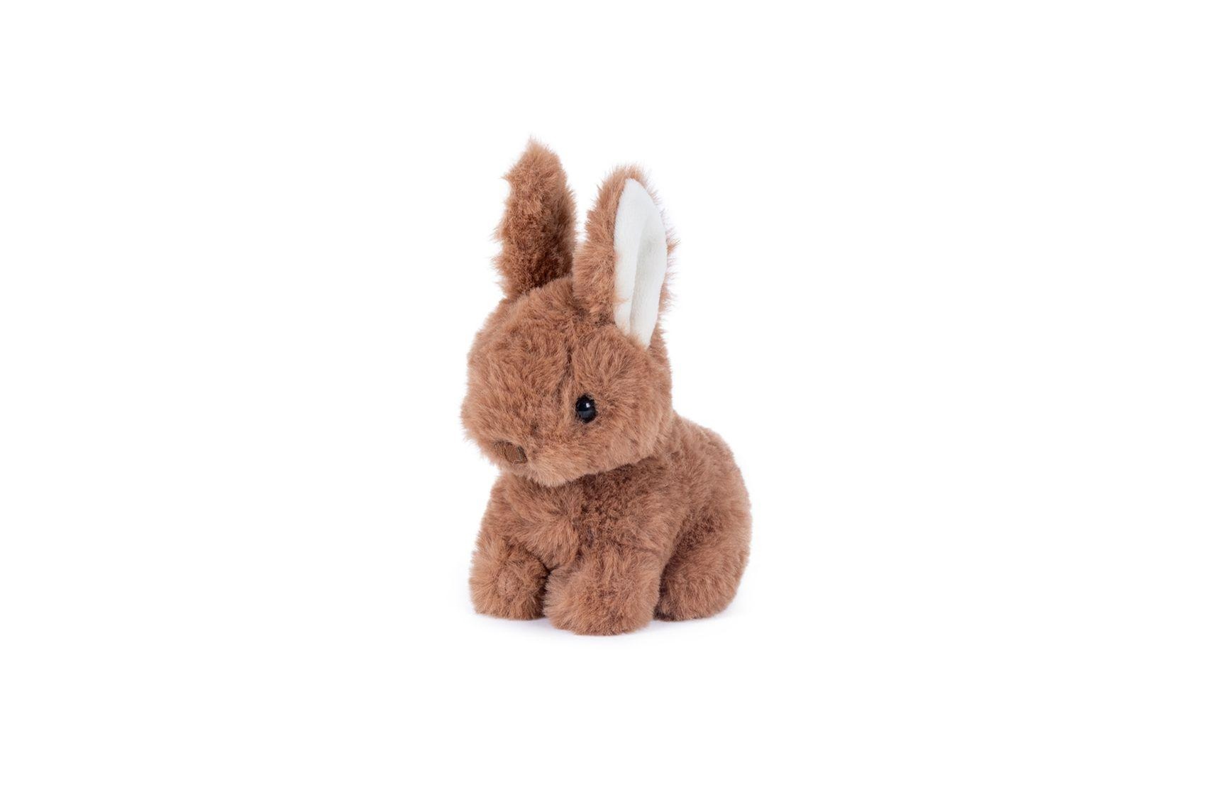 Levně Teddies Zajíc plyšový malý - 13 x 15 cm - hnědá