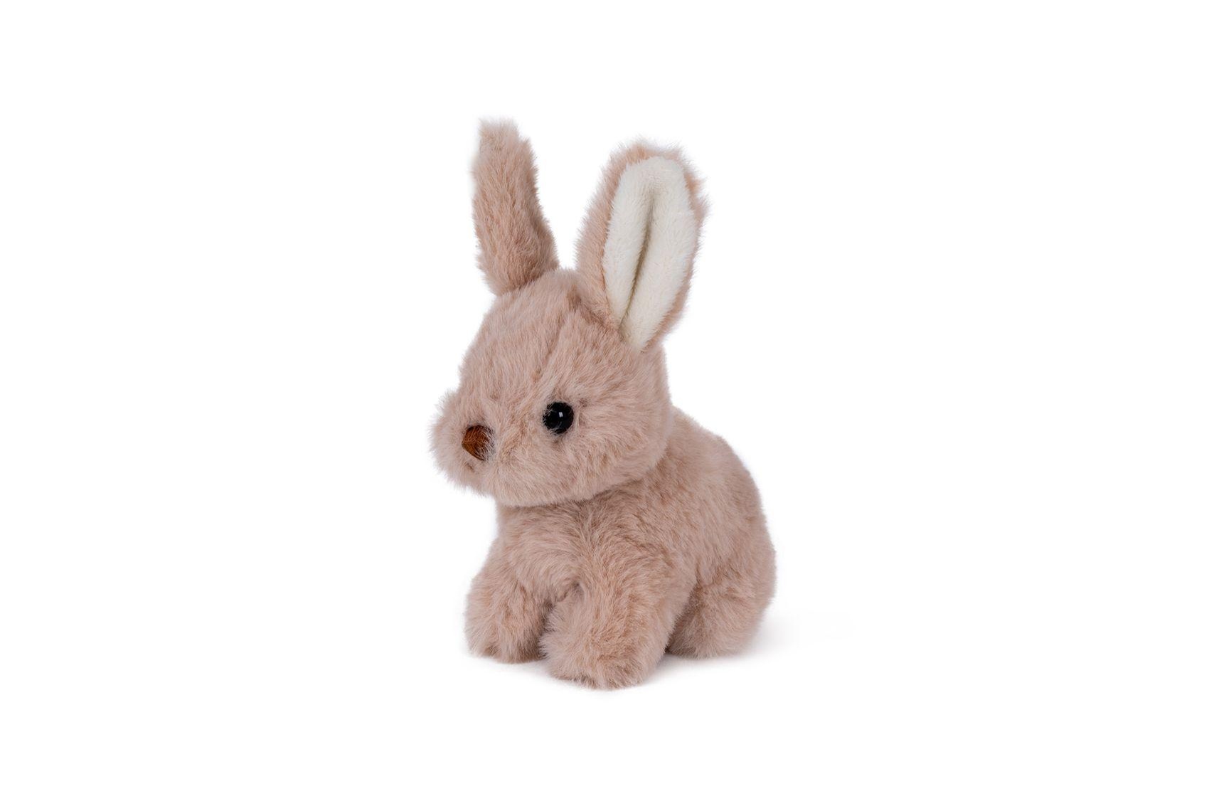 Levně Teddies Zajíc plyšový malý - 13 x 15 cm - béžová