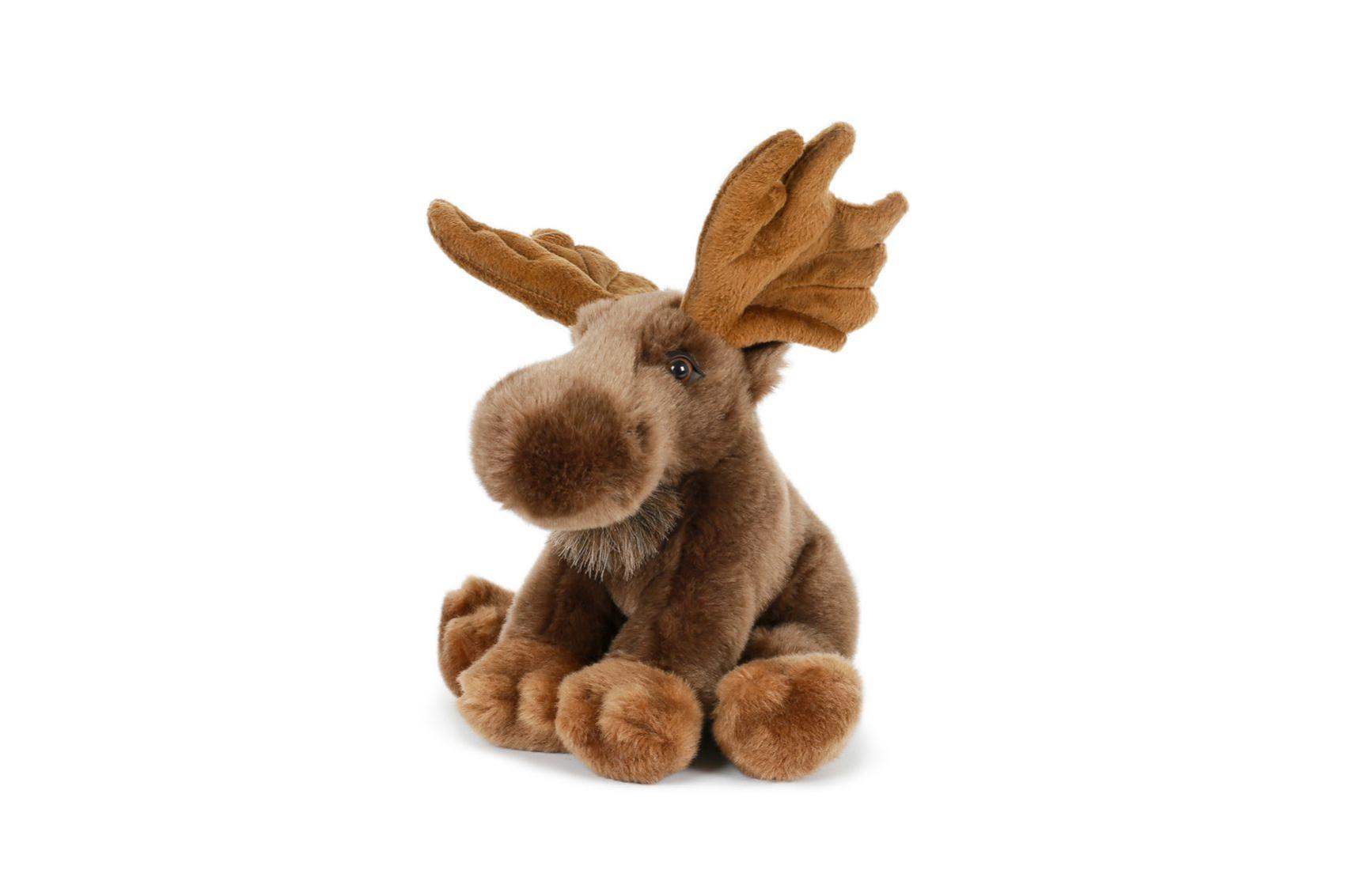 Levně Teddies Sob polární sedící plyšový - 19 x 27 cm - plněný kuličkami