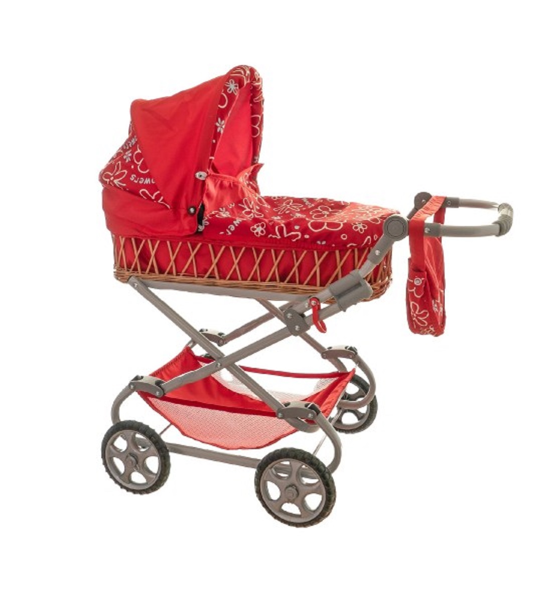 Teddies Kočárek Monika - hluboký proutěný