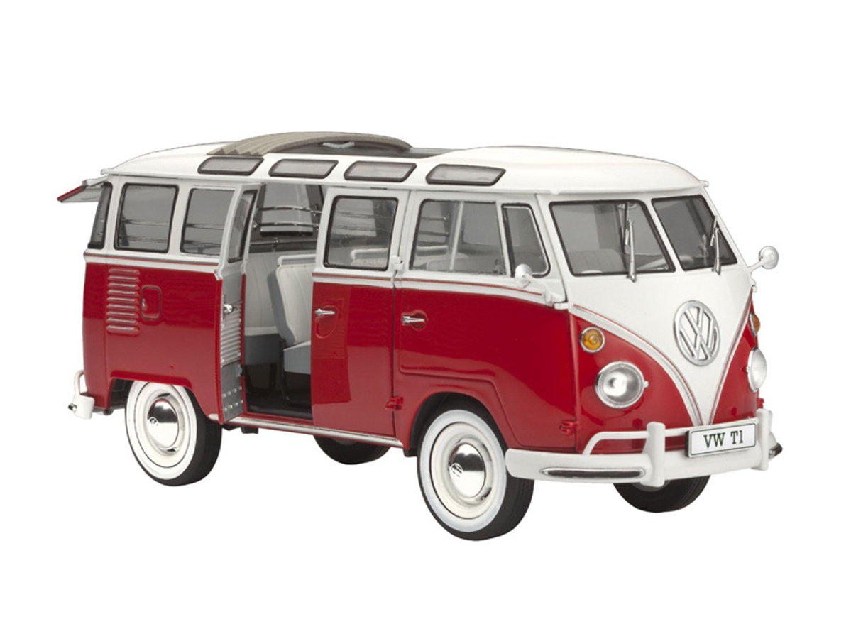 Revell Plastikový model autobusu VW T1 Samba Bus