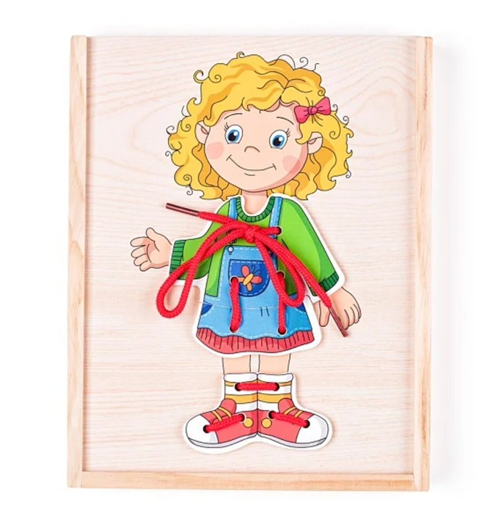 Woody Šněrovací šatní skříň "Holčička"