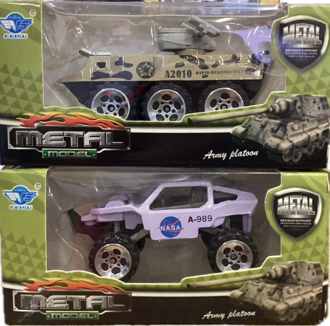 Teddies Auto vojenské - 7 cm