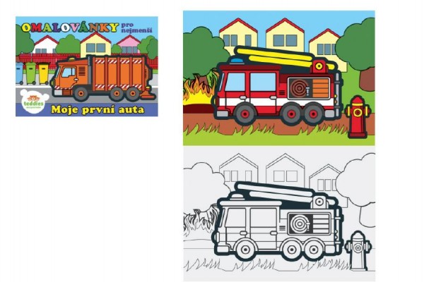 Teddies Omalovánky Moje první auta