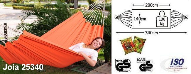 Jobek Houpací síť JOIA - oranžová - výprodej