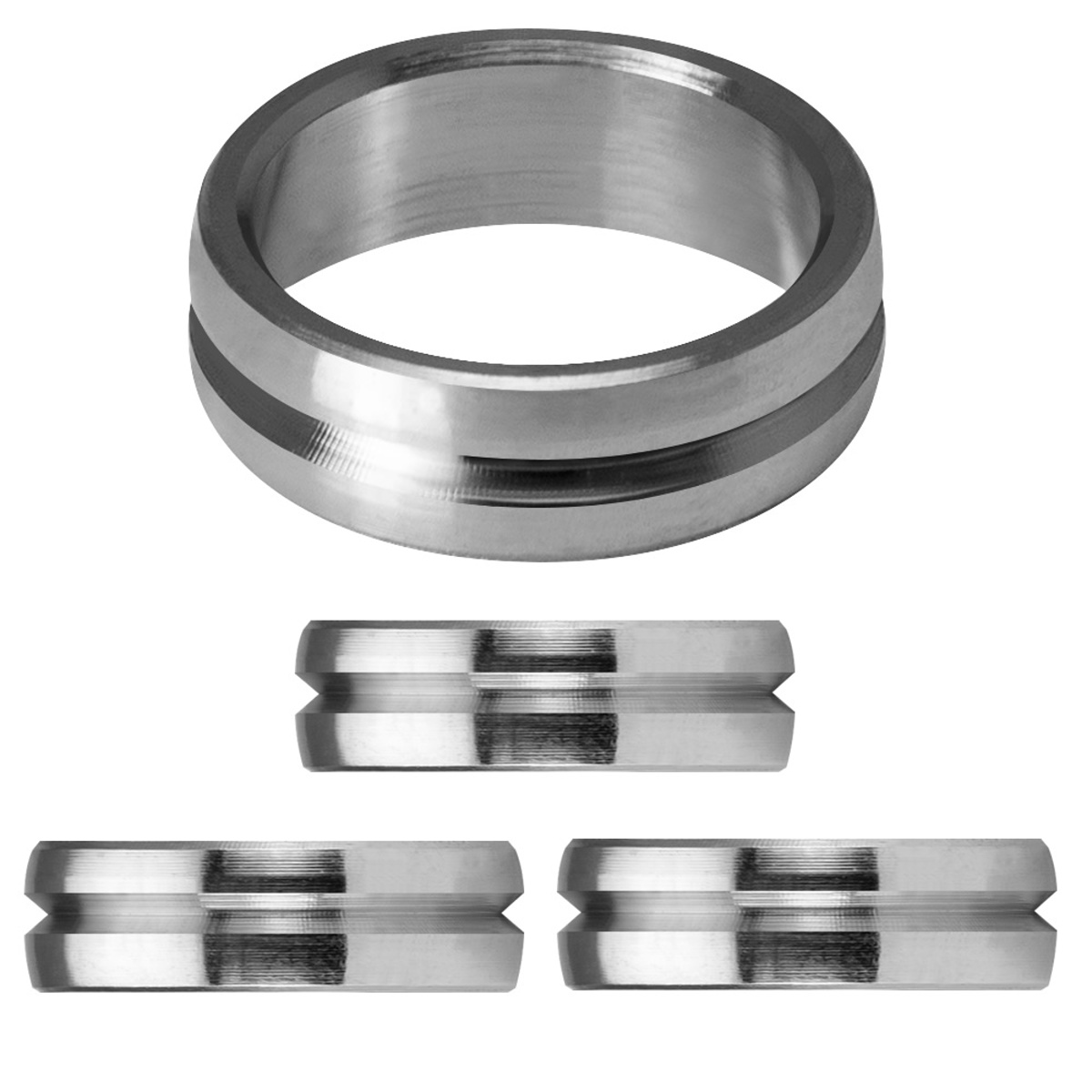 Mission F-Lock Titanium Rings - kroužky na násadky - 3 ks