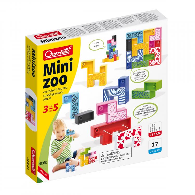 Quercetti MiniZoo - 17 dílků