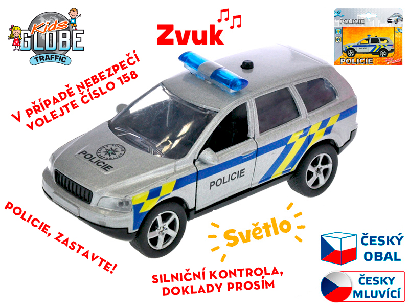 Mikro trading Auto policie česky mluvící - 11 cm