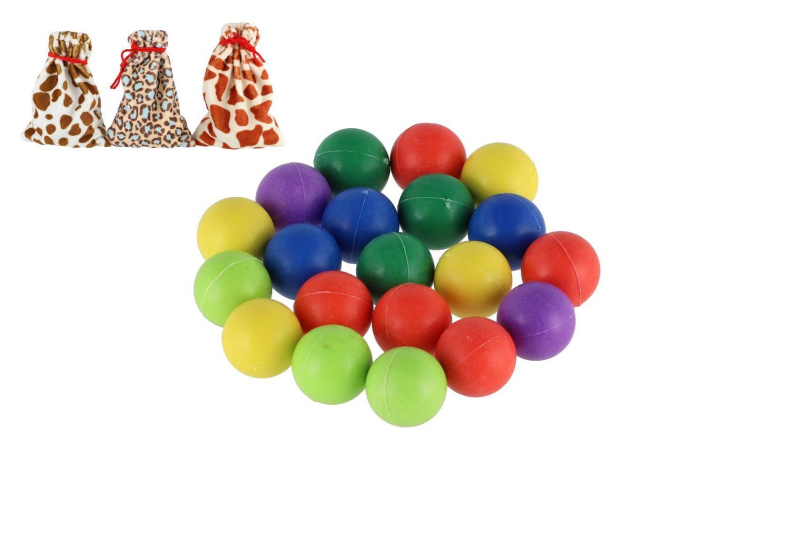 Teddies Kuličky cvrnkací nerozbitné - 20 ks