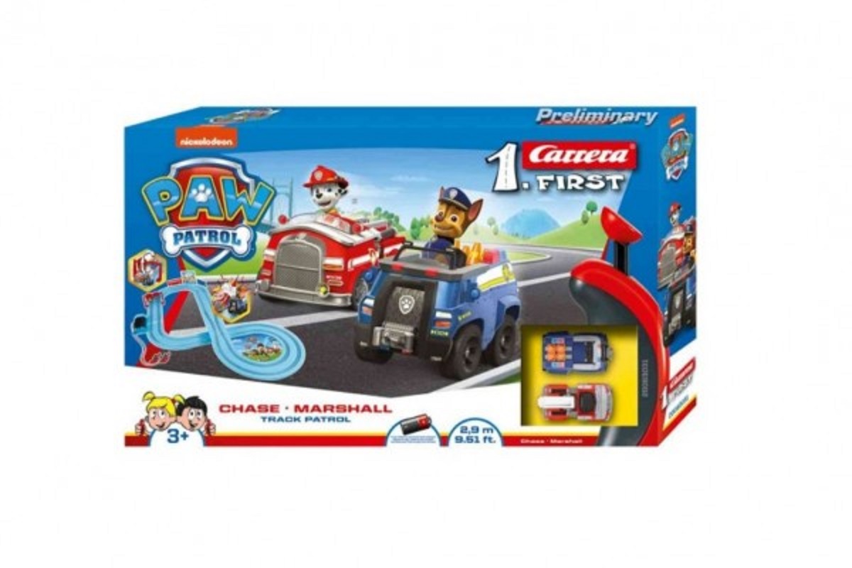 Conquest Autodráha Carrera First Paw Patrol/Tlapková patrola - 2,9 metrů