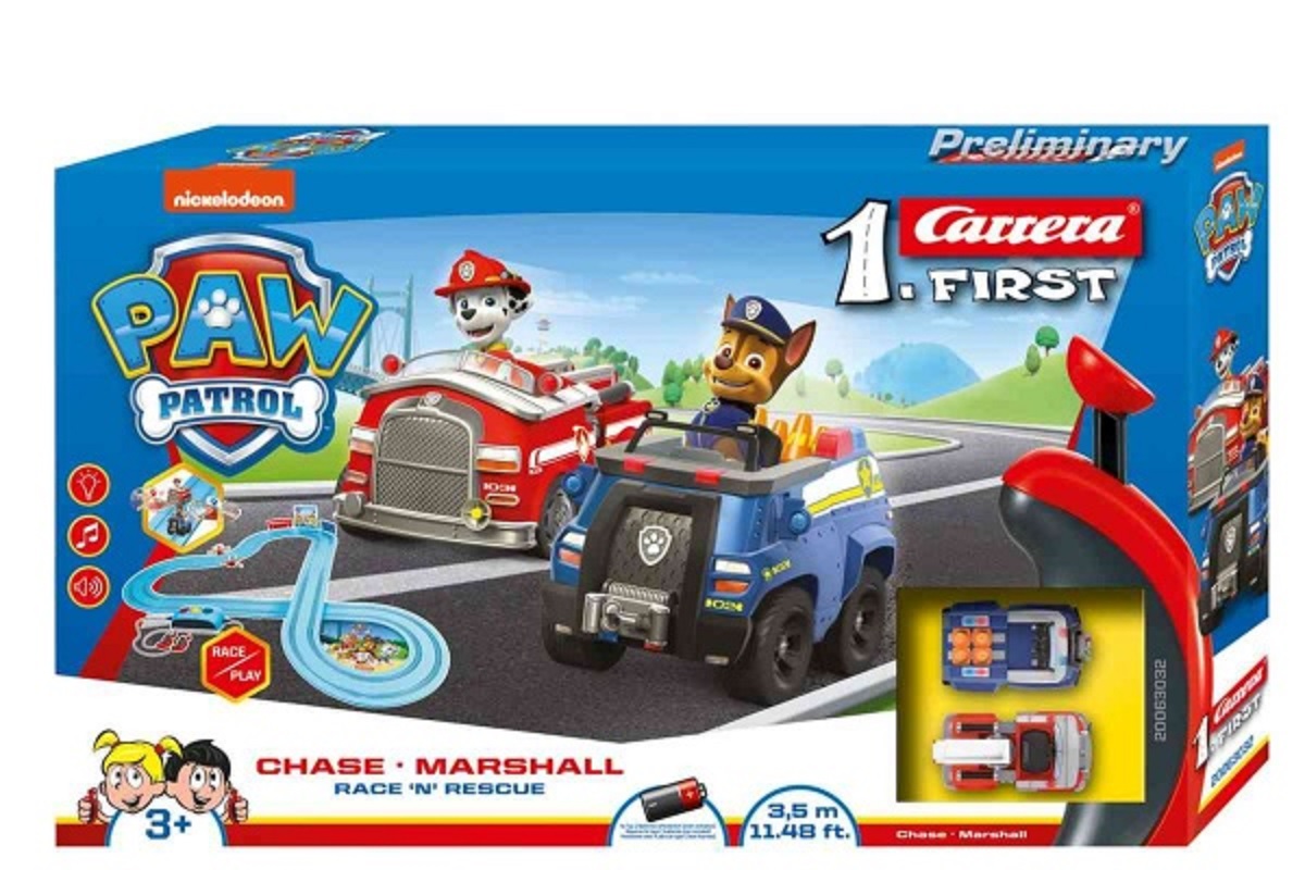Conquest Autodráha Carrera First Paw Patrol/Tlapková Patrola - 3,5 metrů