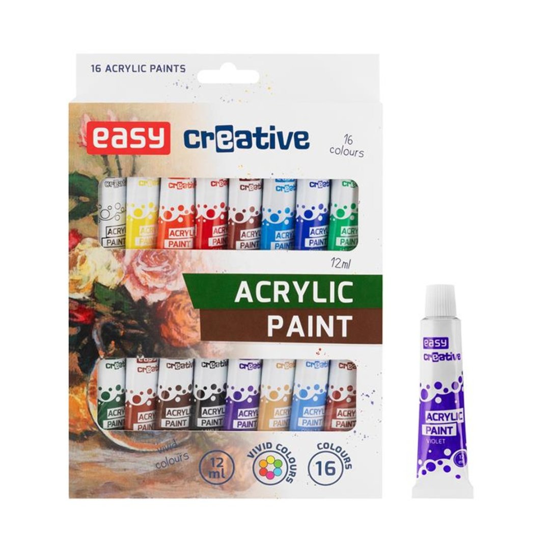 Easy Akrylové barvy - 16 ks