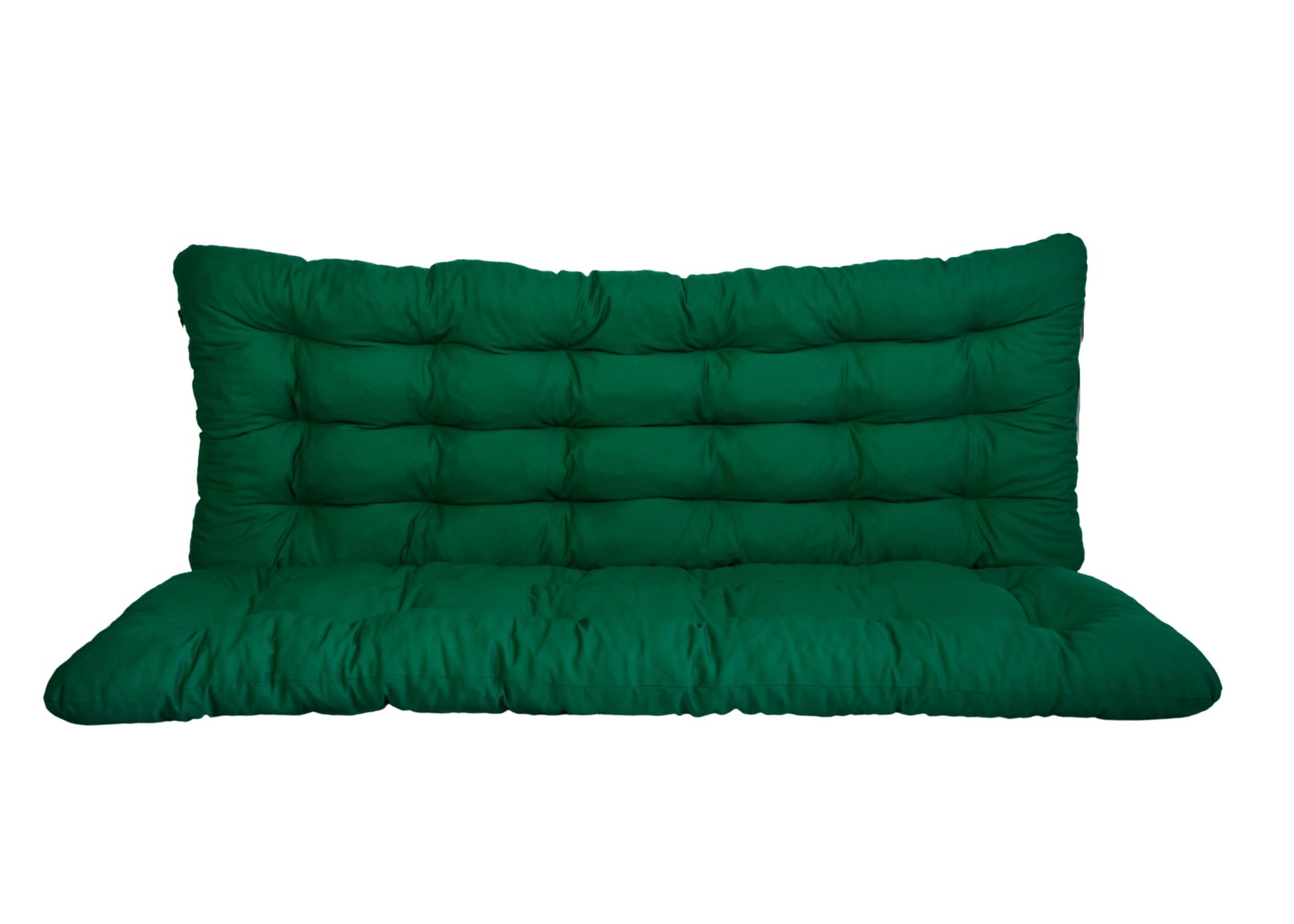 LKV Lomnice Polstr a opěrka na zahradní houpačku - 170 cm - zelený