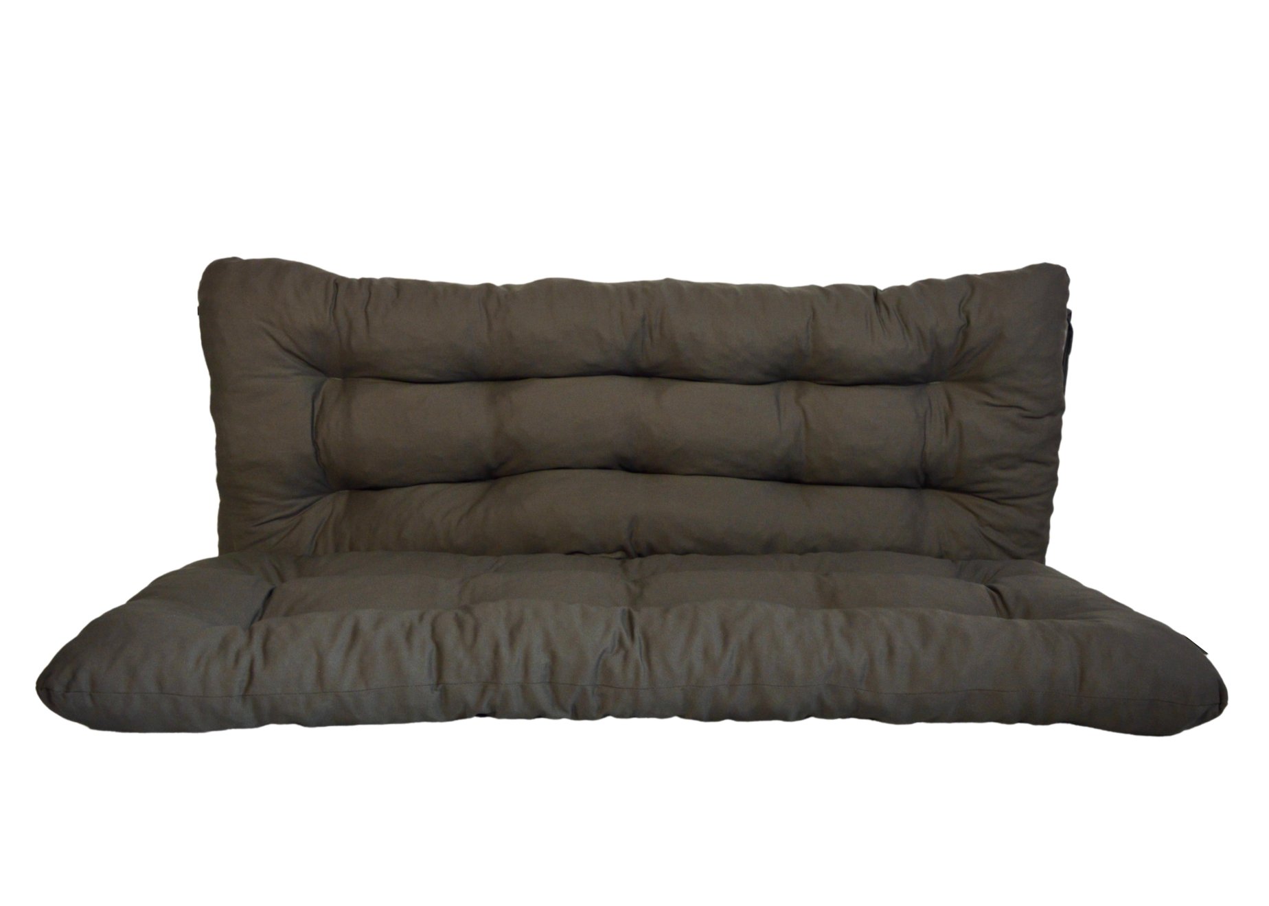 LKV Lomnice Polstr a opěrka na zahradní houpačku - 150 cm - šedý