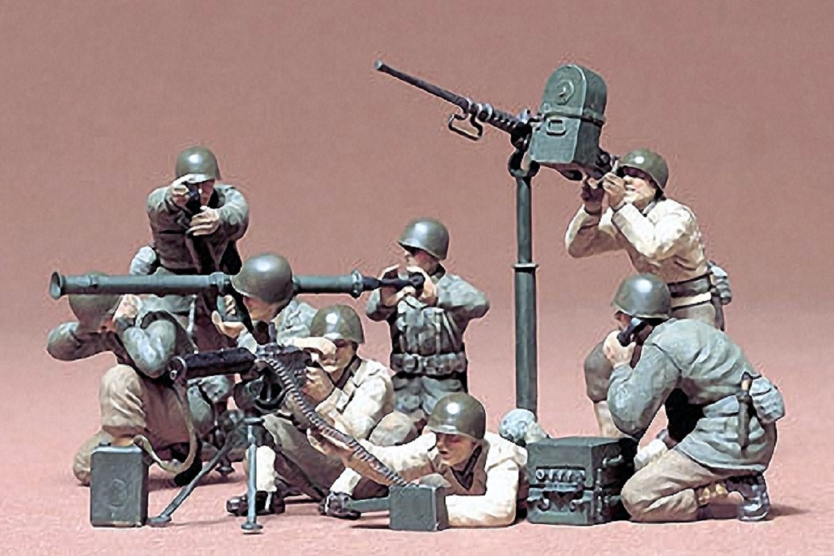 Tamiya U.S. Gun and Mortar Team
