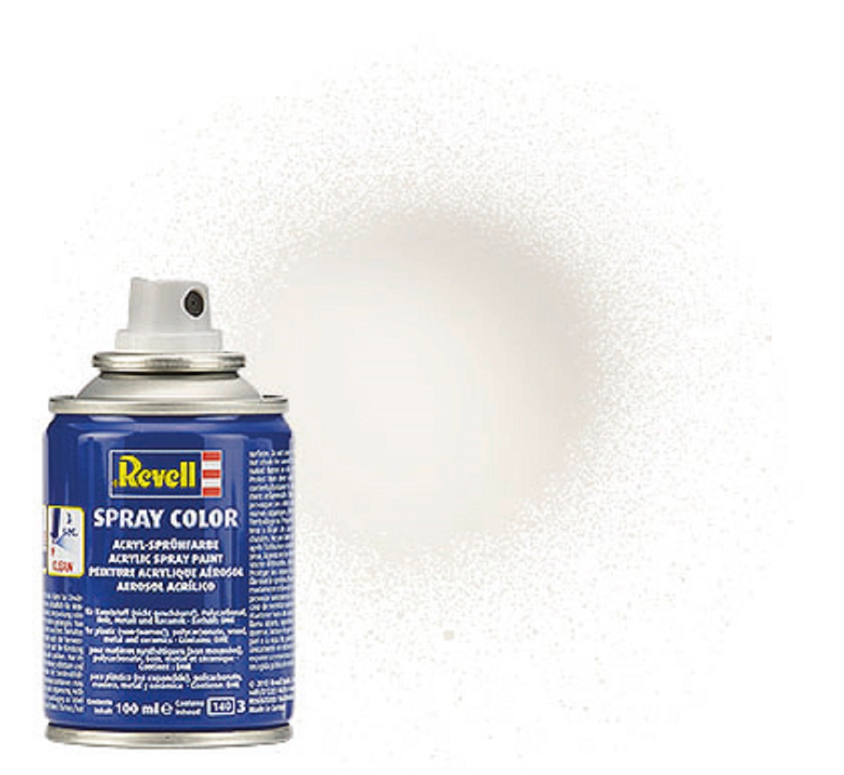 Revell Barva ve spreji akrylová lesklá - Bílá (White) - č. 04