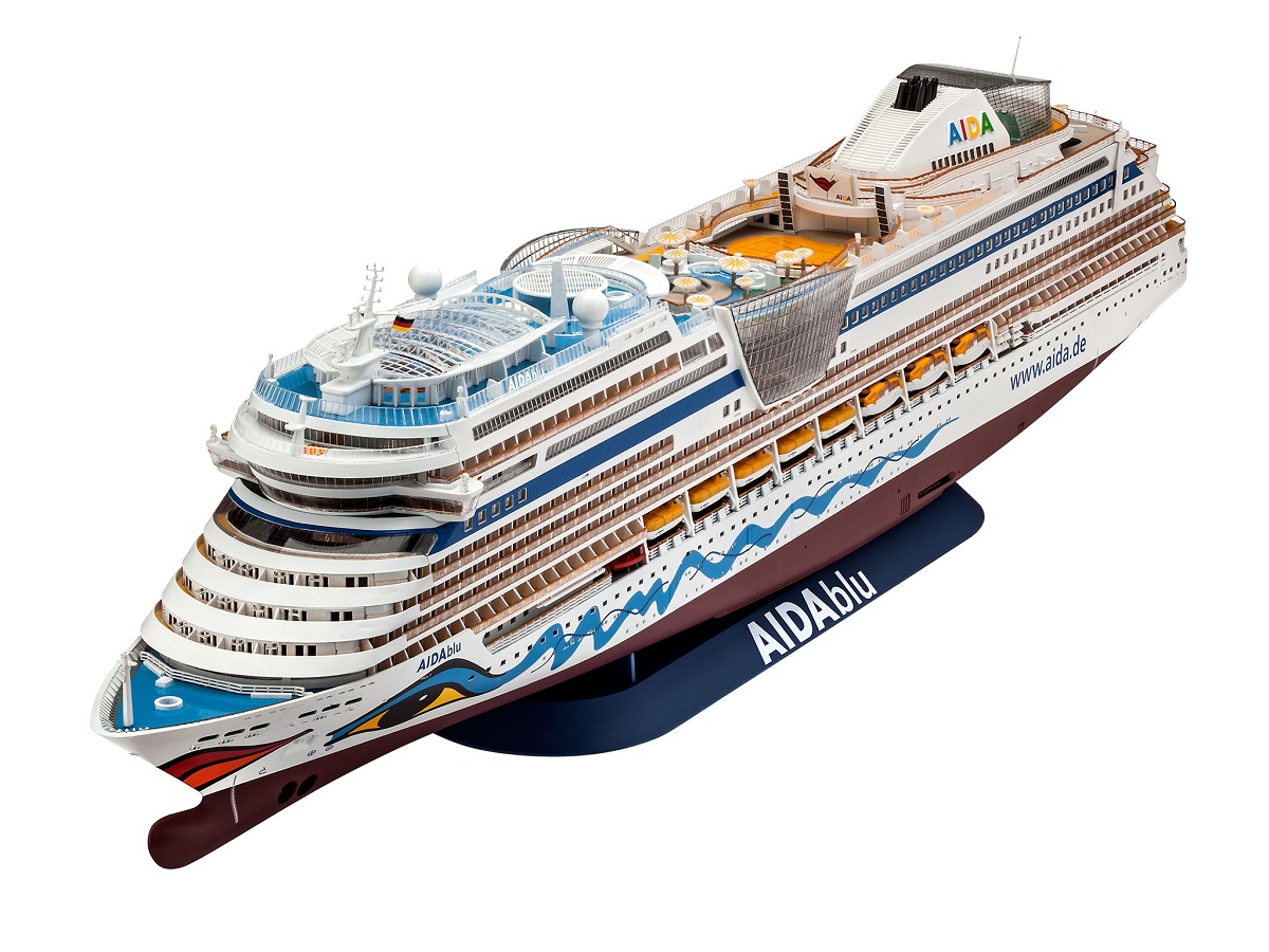 Revell Plastikový model lodě Cruiser Ship AIDAblu, AIDAsol, AIDAmar, AIDAstella