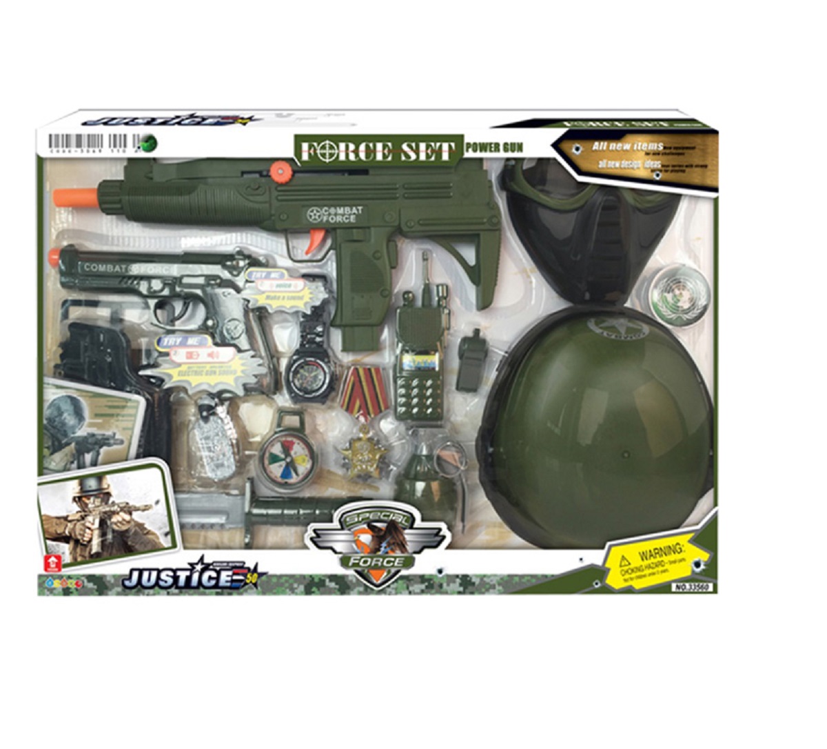 Mac Toys Vojenská sada s helmou