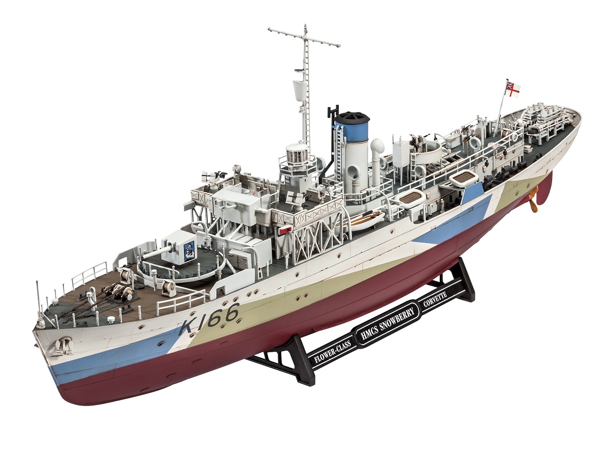 Revell Plastikový model lodě Flower Class Corvette HMCS Snowberry