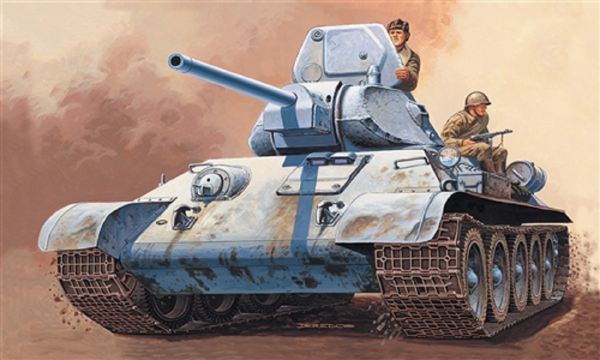 Italeri Model Kit tank 7008 - T 34/76 m42