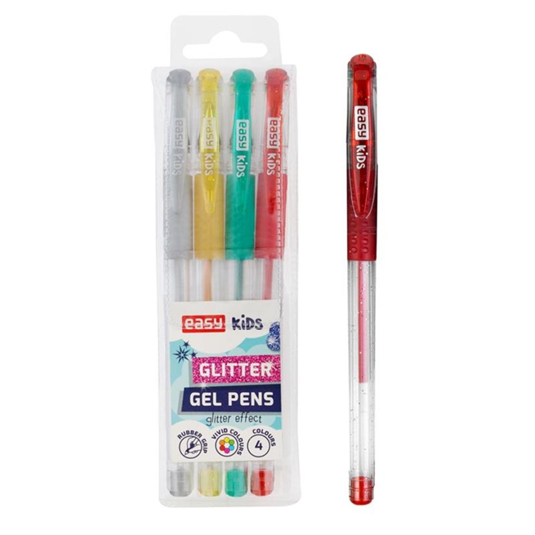 Easy GLITTER - Sada gelový per se třpytkami - 4 ks