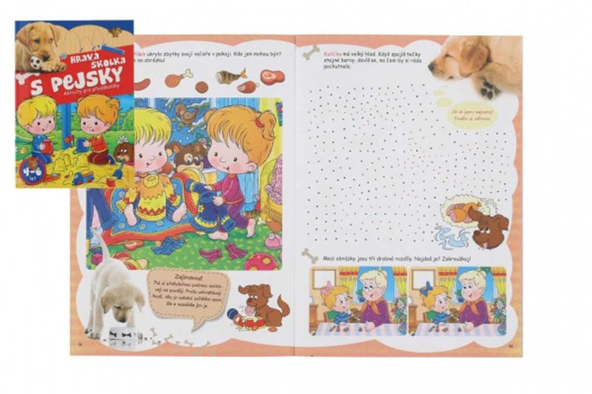 Teddies Pracovní sešit - Hravá školka s pejsky - CZ verze